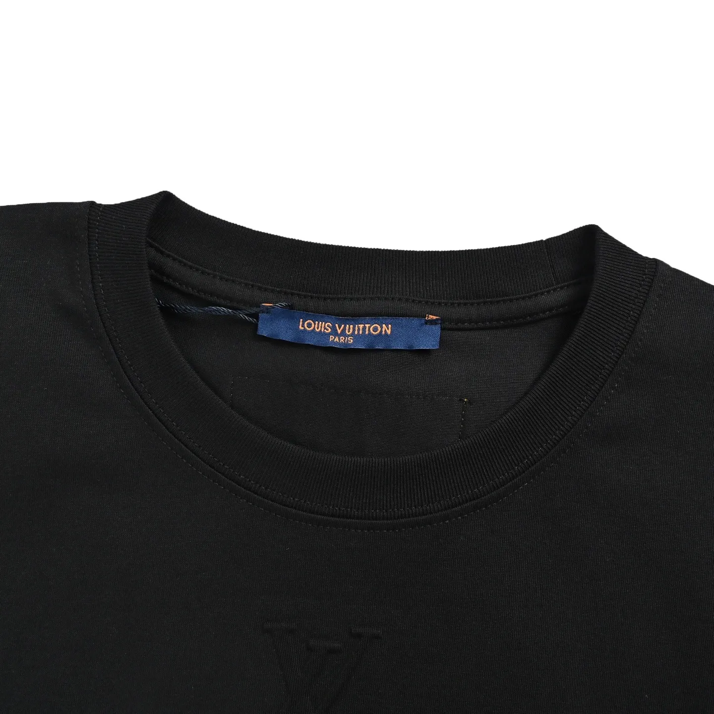 Louis Vuitton/Louis Vuitton three-dimensional embossed logo short sleeves